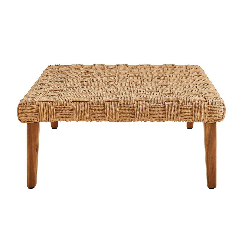 Modway Thames Outdoor Patio Wicker Outdoor Patio Rattan Coffee Table image number 4