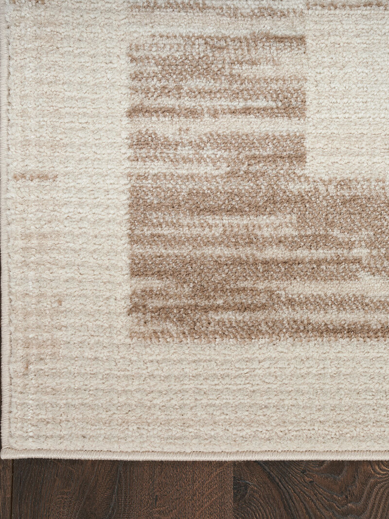 Serenity Home SRH07 Mocha/Ivory 5'3" x 7'3" Rug