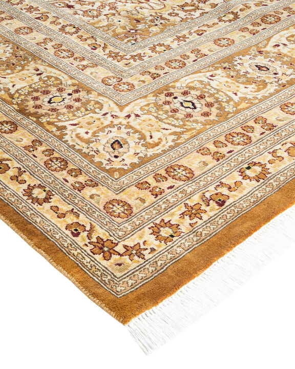 Mogul, One-of-a-Kind Hand-Knotted Area Rug  - Yellow, 6' 1" x 9' 6"
