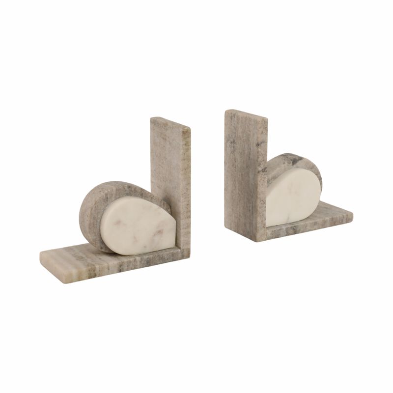 DAYTONVIEW Marble Bookends image number 2