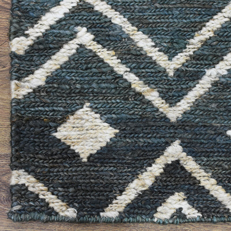 HAND KNOTTED SUMAK JUTE ECO-FRIENDLY Contemporary AREA RUGS  - Rectangle Shape, Contemporary, High Pile, Natural Fiber, Outdoor Indoor Handmade Area Rugs (J00078) image number 3