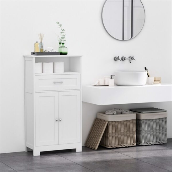 Bathroom Vanity Cabinet with Double Doors and Adjustable Shelf