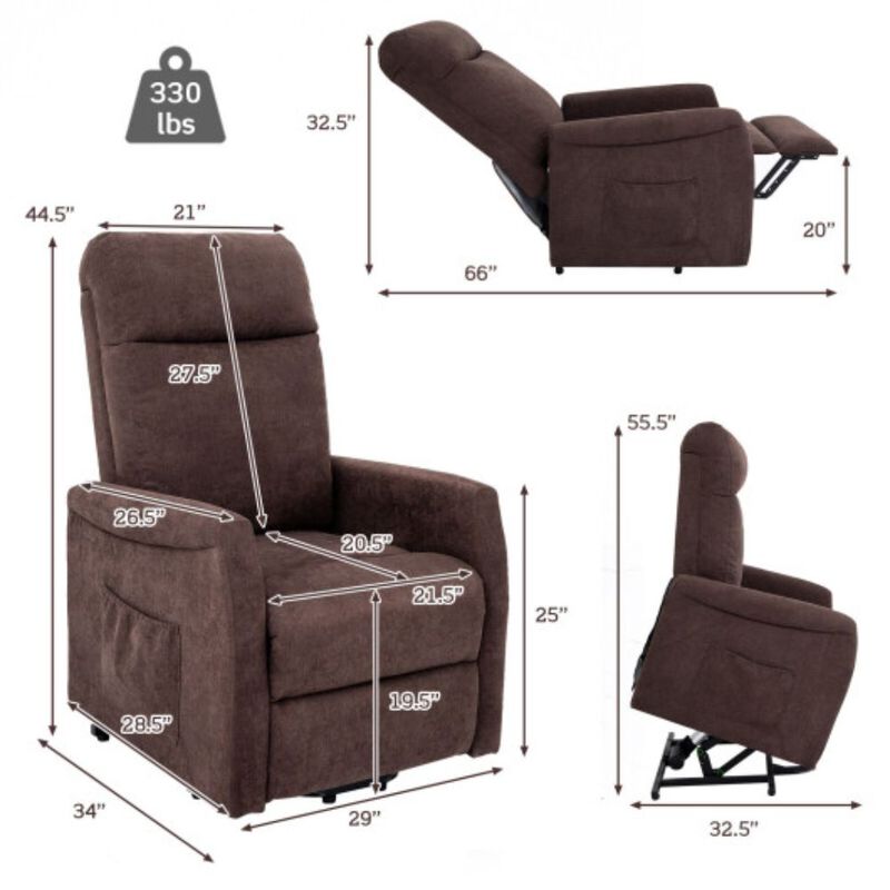 Power Lift Recliner Chair with Remote Control