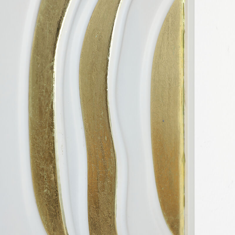 31.5" Modern Contour Metal Abstract Wall Art Decor image number 5