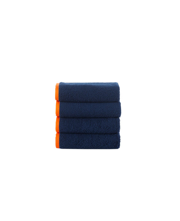 Brooks Brothers Contrast Frame 4 pcs Wash Towels