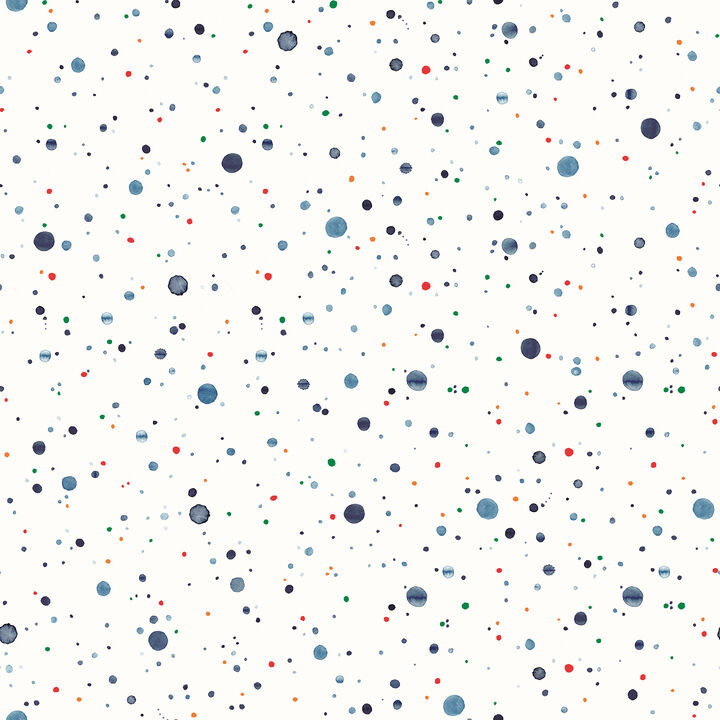 Splatter Navy Peel & Stick Mural