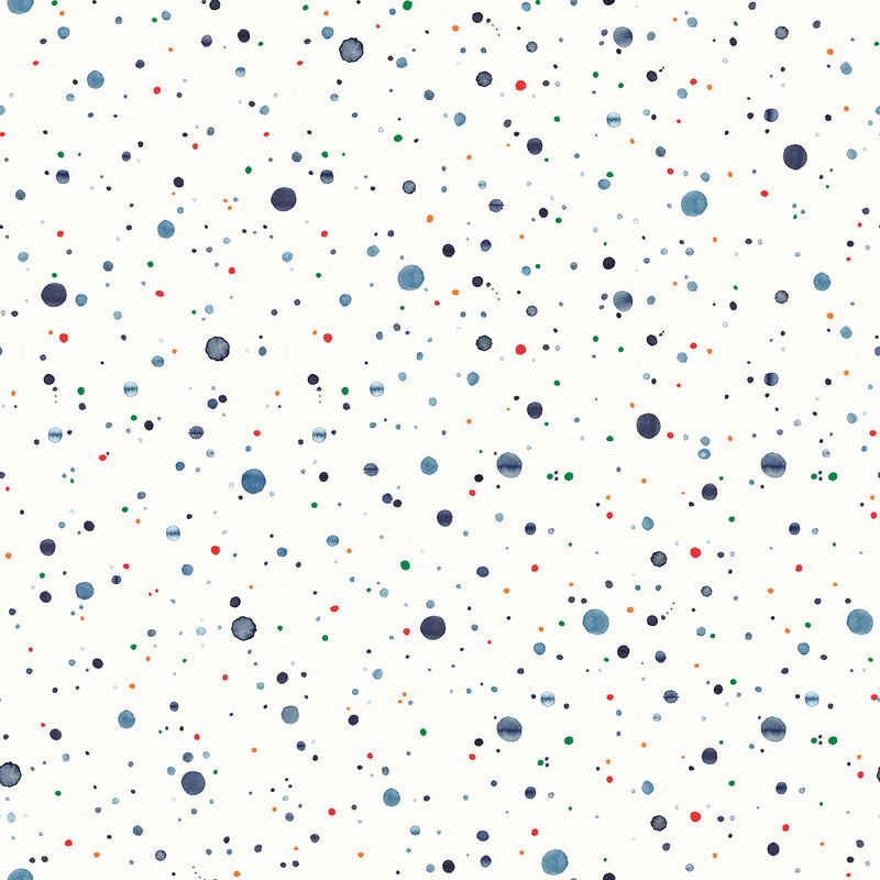 Splatter Navy Peel & Stick Mural image number 0