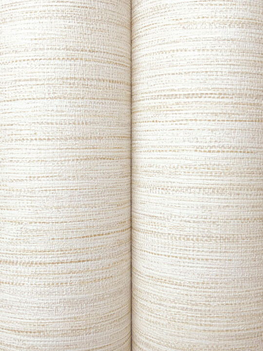 Mystic Eggshell Faux Grasscloth Wallpaper