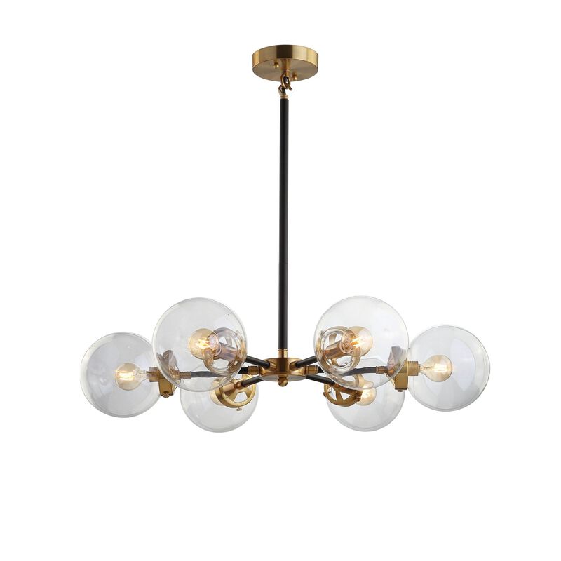Caleb Brass Cluster Pendant
