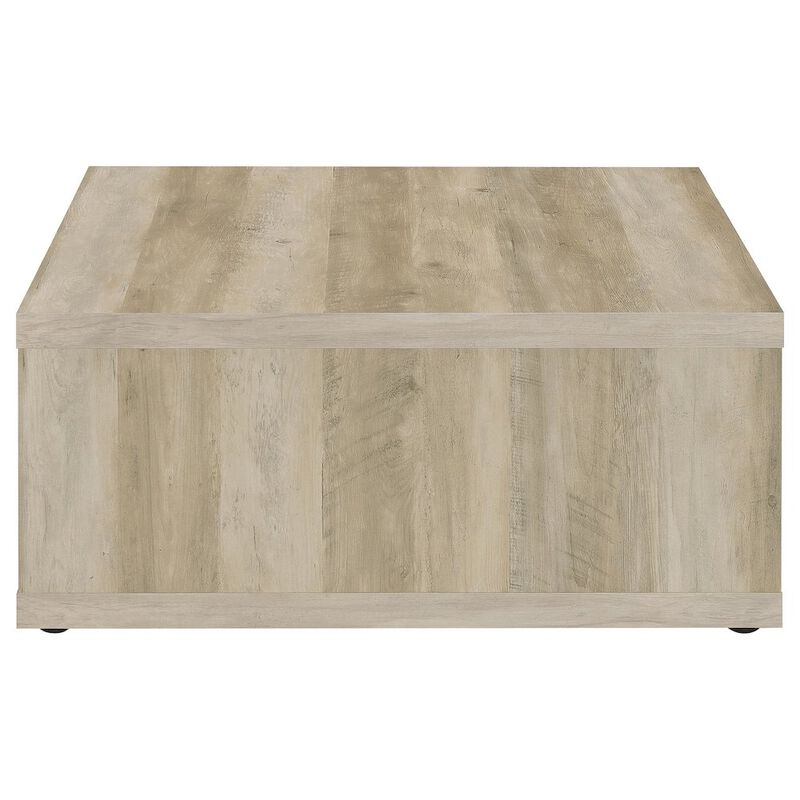 Coaster Frisco Square Engineered Wood Coffee Table Distressed Pine