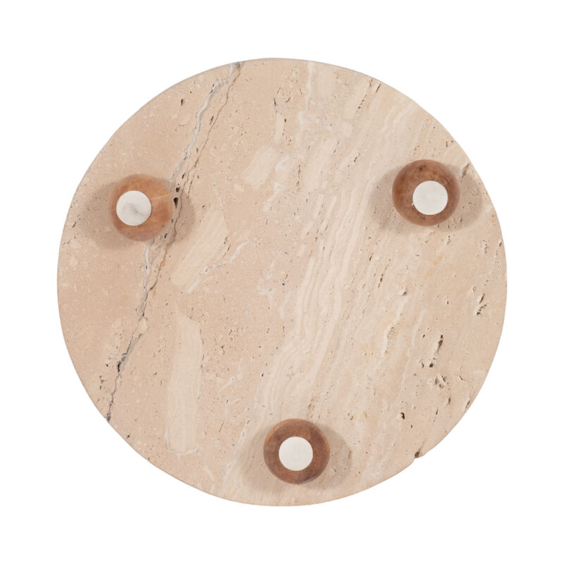 10" Travertine Tray image number 5