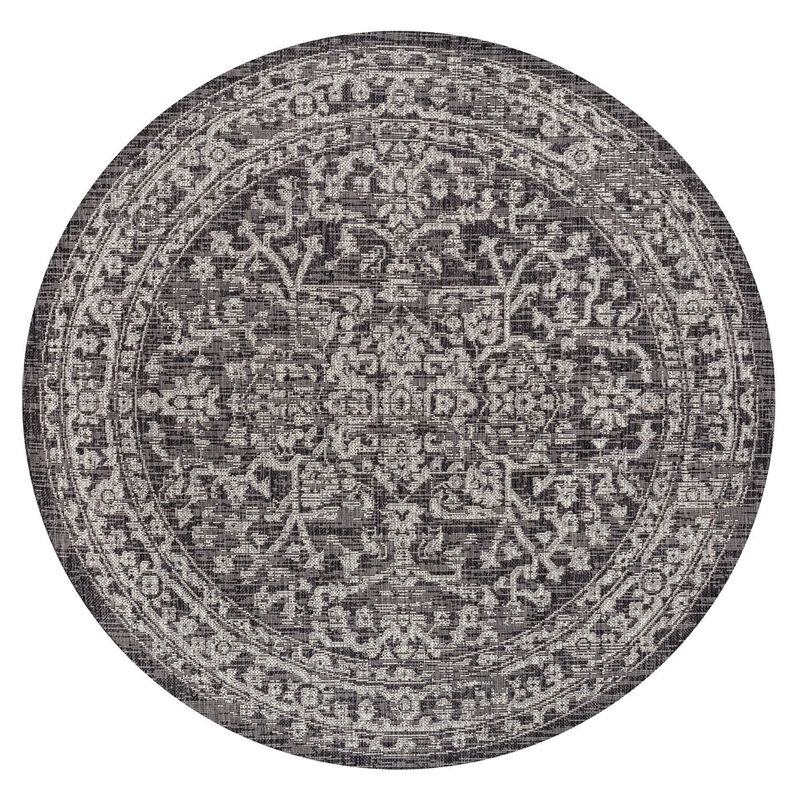 Malta Bohemian Medallion Textured Weave Area Rug