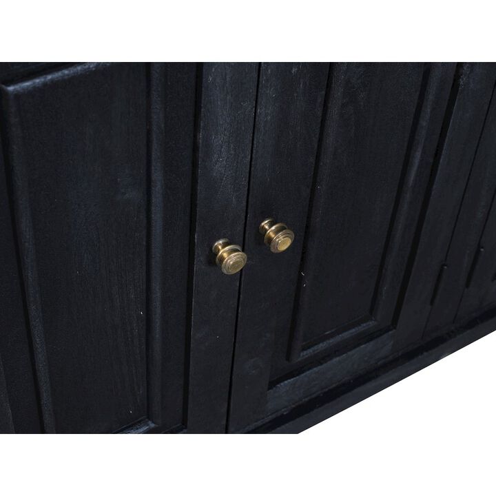 Alex Hamilton Jenna 6-Door Sideboard in Charcoal Gray