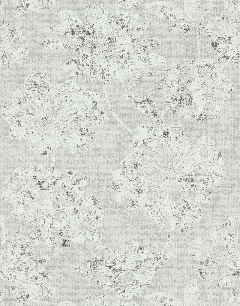 Kala Platinum Floral Wallpaper image number 0