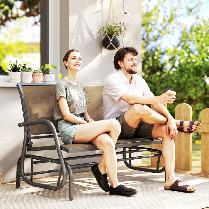 Hivvago Patio Double Swing Rocking Chair Loveseat