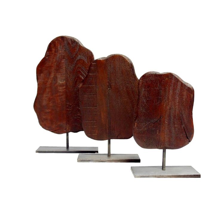 Sama Décor 3-Piece Set in Brown