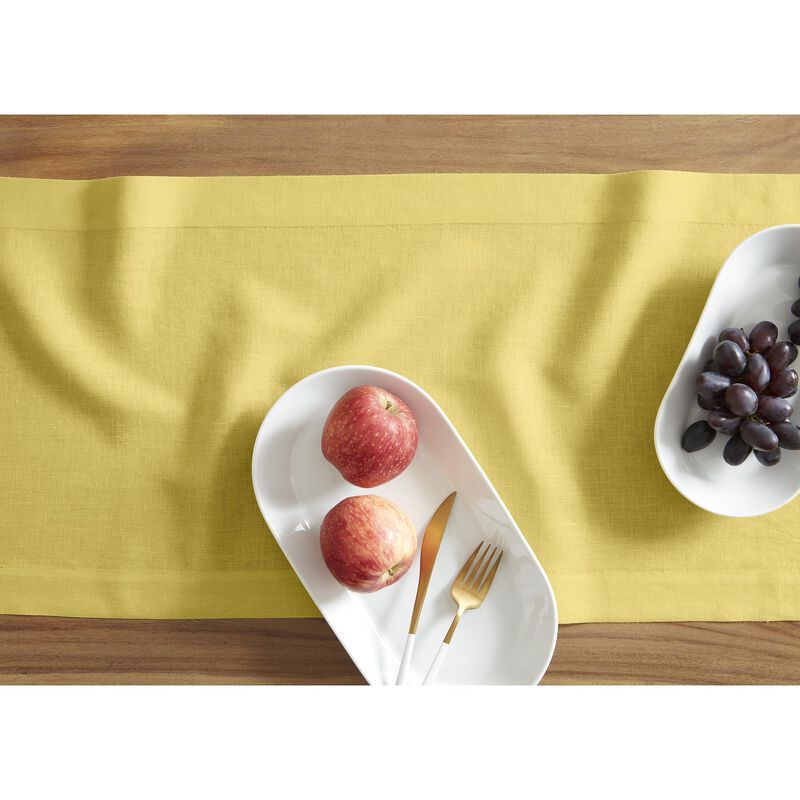 Solino Home 100% Pure Linen Table Runner - Sonoma