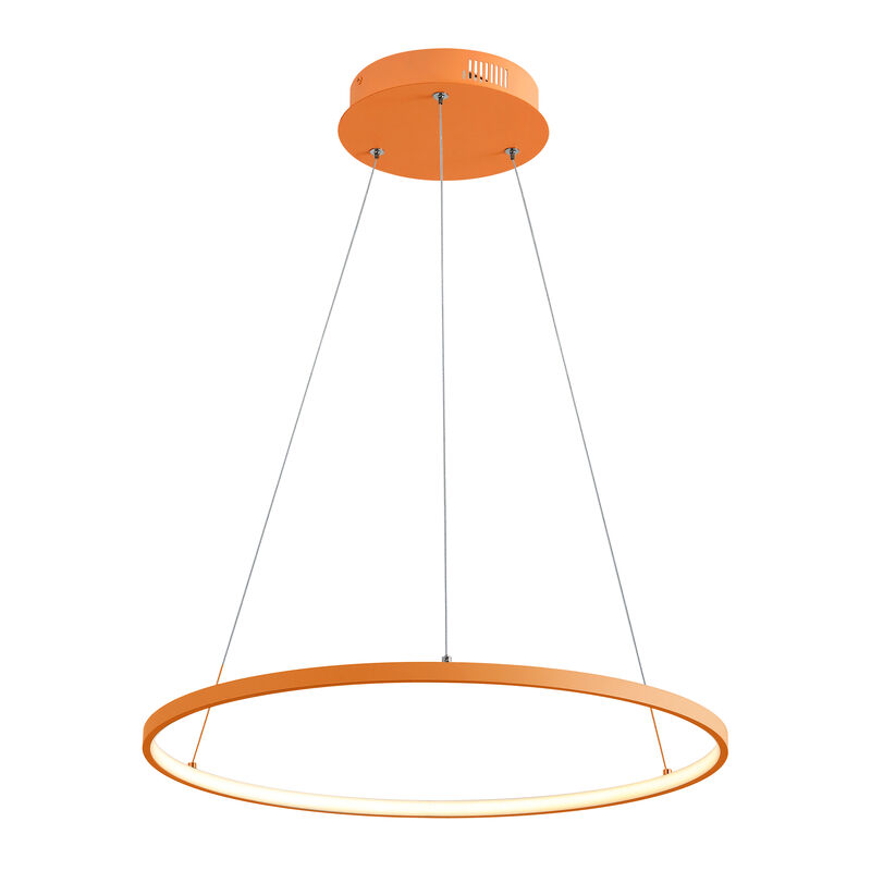 Brice Modern Contemporary Metal Round Dimmable Integrated LED Pendant