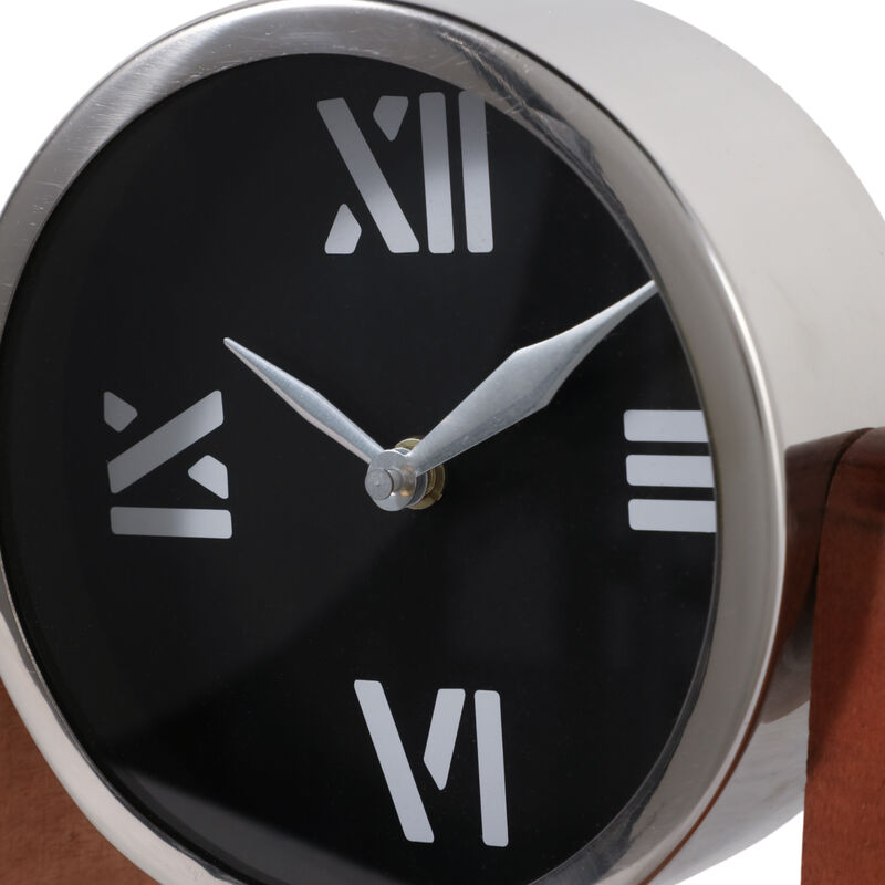 9x8 Clock On Wood Base image number 5