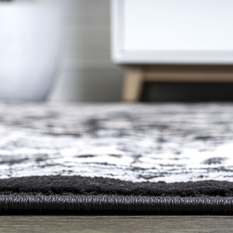 Palmette Modern Persian Floral Area Rug