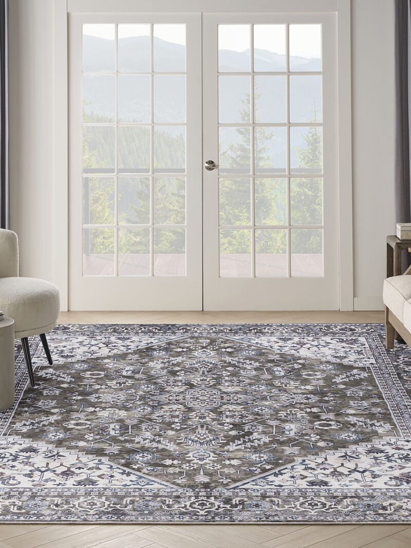 Machine Washable Series 1 SR104 Olive 10' x 14' Rug