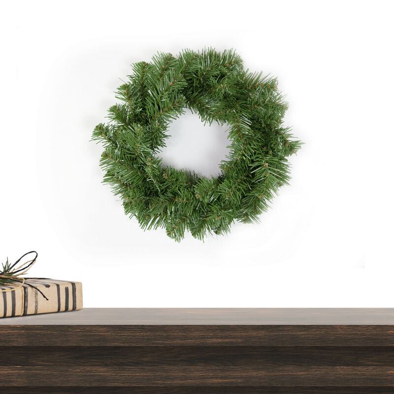Canadian Pine Mini Artificial Christmas Wreath  12-Inch  Unlit image number 1