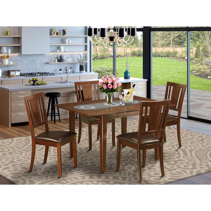5 Pc Kitchen dinette set-Kitchen Table and 4 Kitchen Chairs