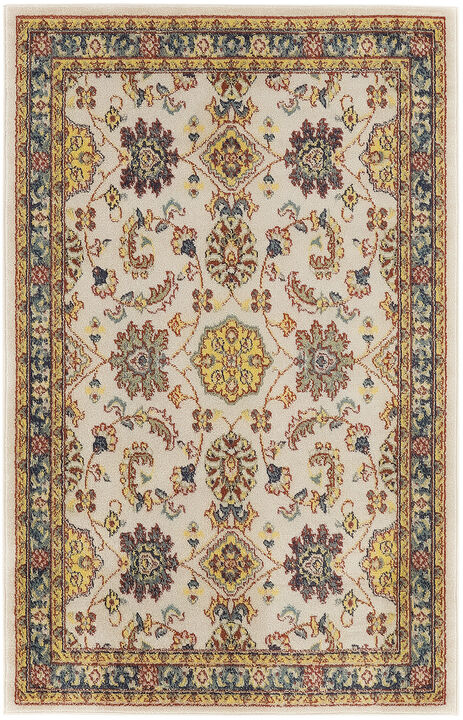 HomeRoots Floral Indoor Outdoor Area Rug