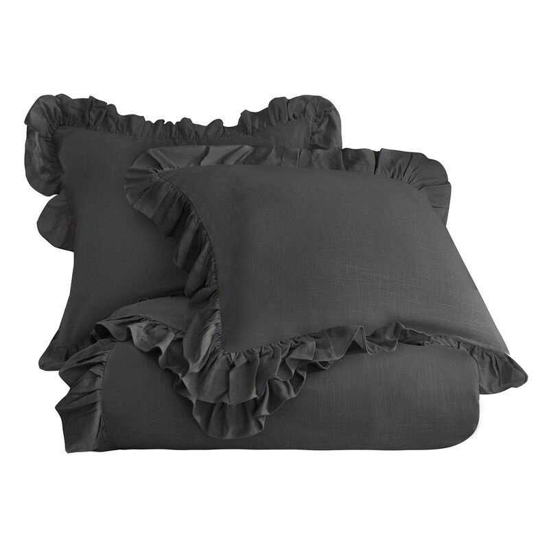 Lily Slate King Duvet Cover Set image number 0