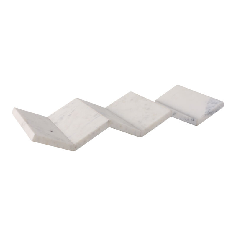 17" 3 Wine Bottle Holder, White image number 1