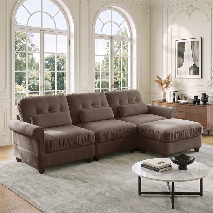 Katjem L‑Shape Modular Sectional Sofa