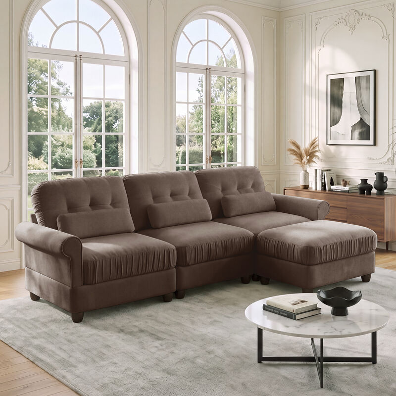 Katjem L‑Shape Modular Sectional Sofa image number 1