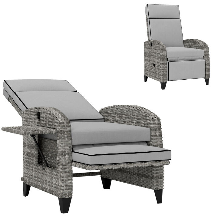 Hivvago Outdoor Recliner Patio Lounge Chair