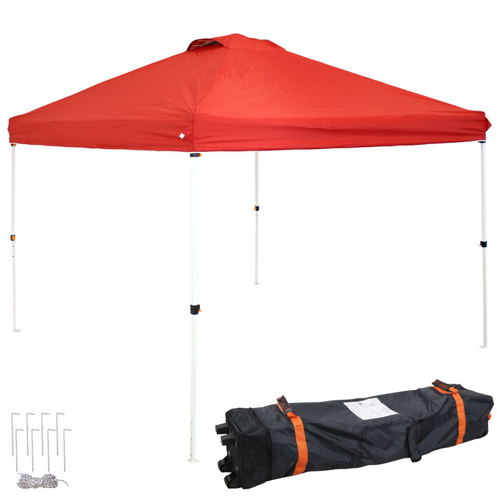 Sunnydaze 10' x 10' Pop-Up Canopy with Rolling Carry Bag