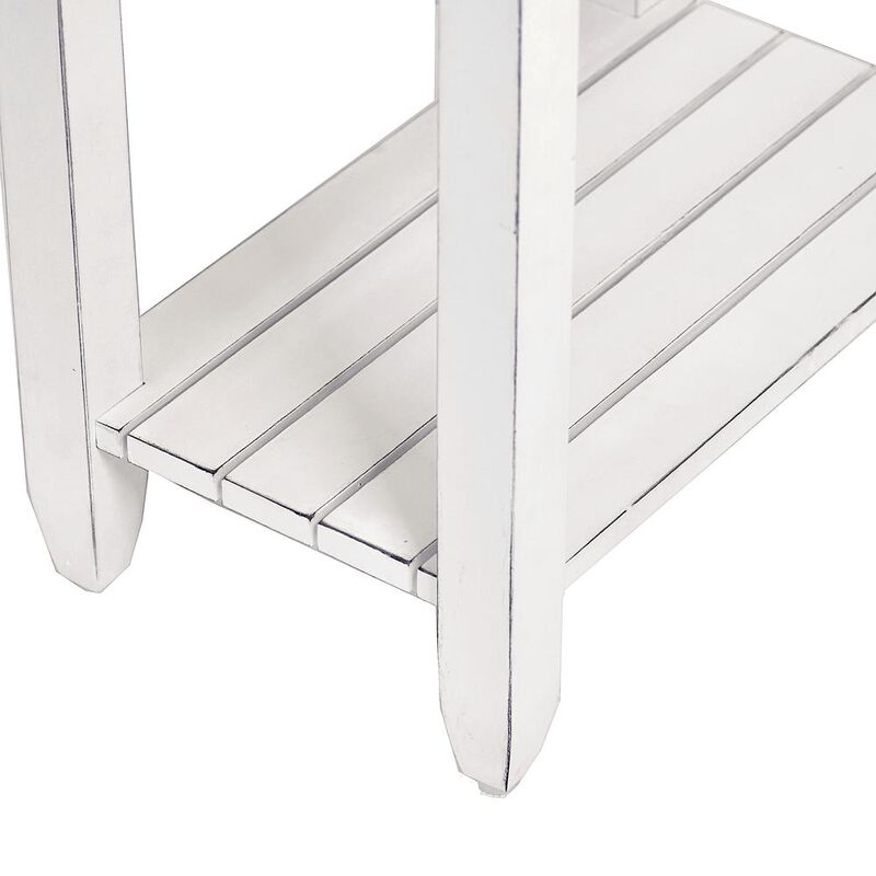 Sea Winds Coastal Furniture Picket Fence Chairside Table