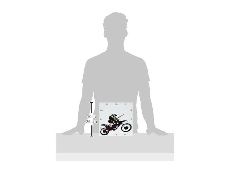 Motocross Bike Off Road Motorcross Wall Clock 10 Inch Home Decor image number 2