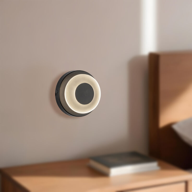 Stephord 4-in Dimmable LED Wall Sconce image number 2