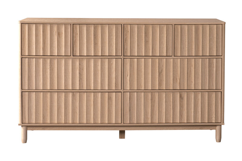 Fipet Mid Century Fluted Dresser image number 0