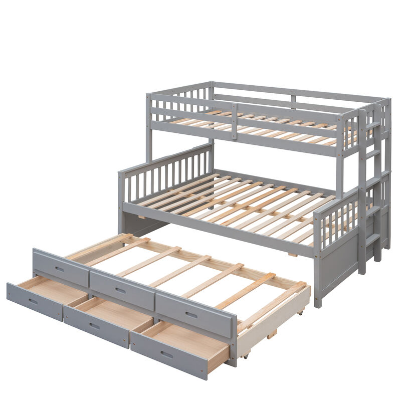 Merax Separable Bunk Bed with Storage Drawers