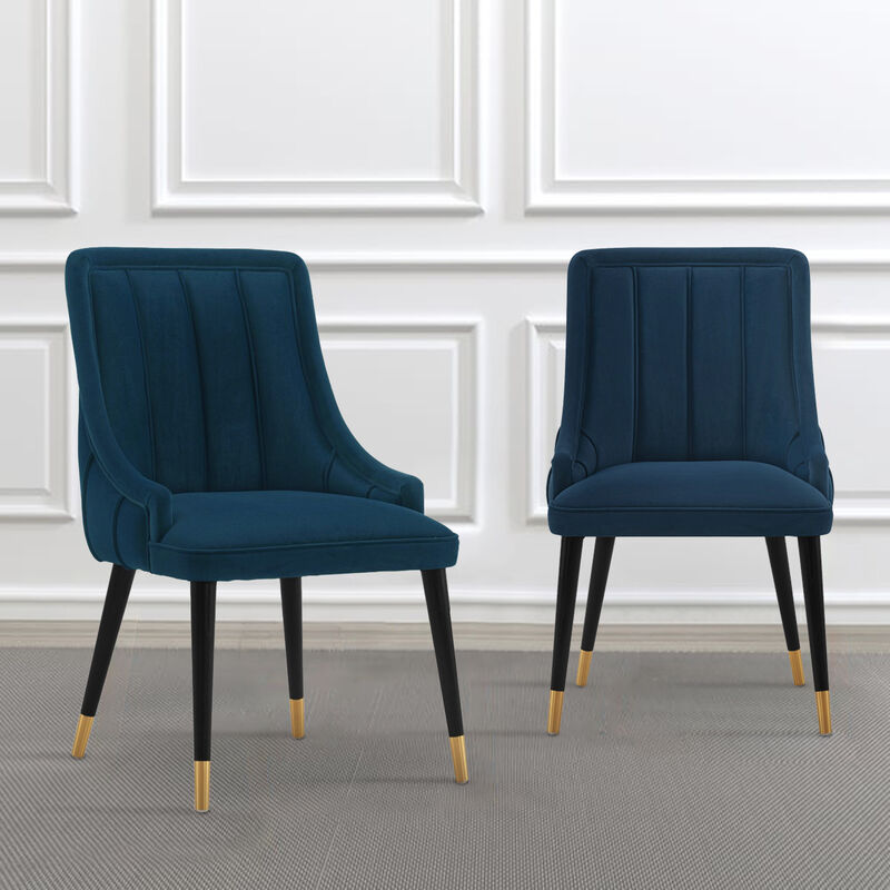 Eda Blue Dining Chairs (Set of 2)