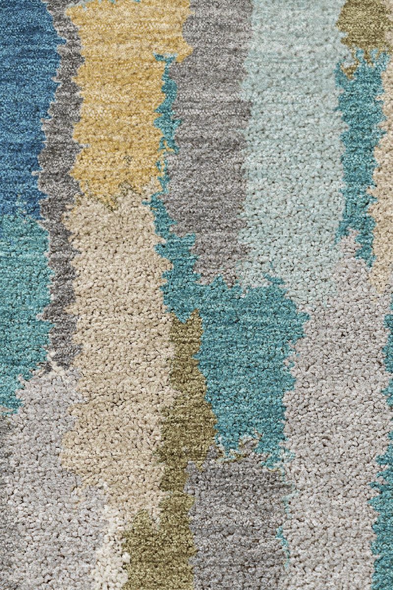 Kenner KN6 Teal 9' x 12' Rug image number 7