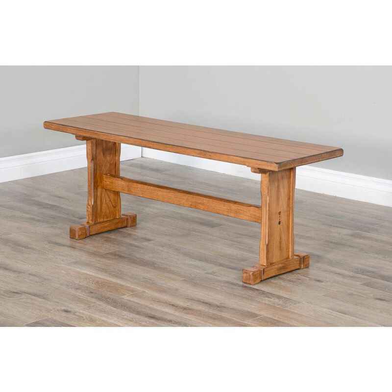 Sunny Designs Rustic Wood Side Bench
