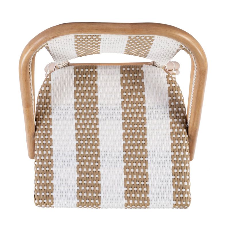 Butler Specialty Lila Rattan 28 in. Seat Height Bar Stool with Back and Footrest