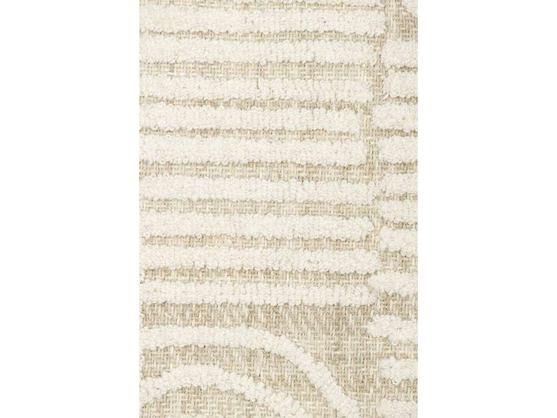 Maisie Cream and Ivory Textured Tribal Rug image number 4