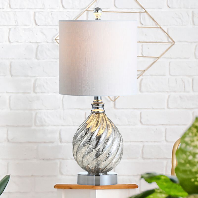 Lawrence Glass/Metal LED Table Lamp
