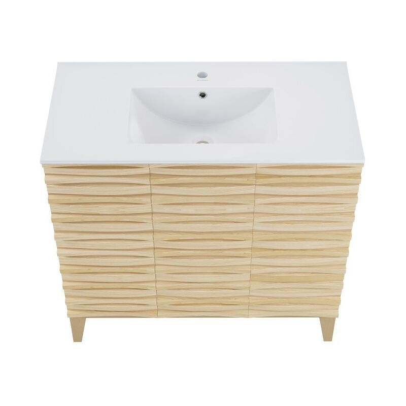 Cascade 36" Freestanding Bathroom Vanity with Sink Top image number 8