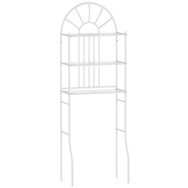 Bathroom Towel Storage Rack with 3 Shelves image number 0