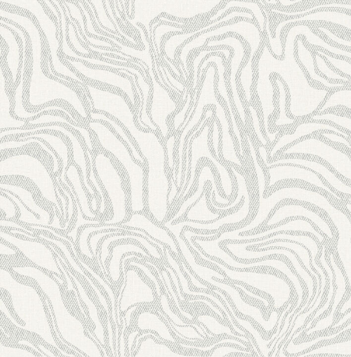 Massar Silver Modern Marbled Wallpaper (Set of 2)