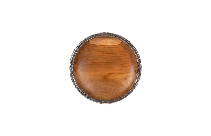 Teak Wood Bowl Small Wall Art