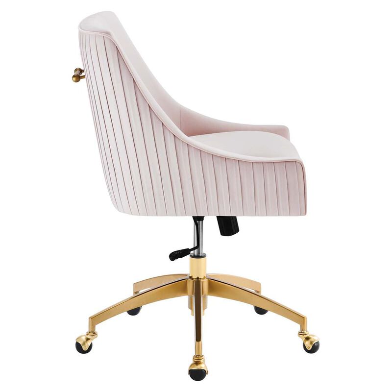 Discern Performance Velvet Office Chair image number 1